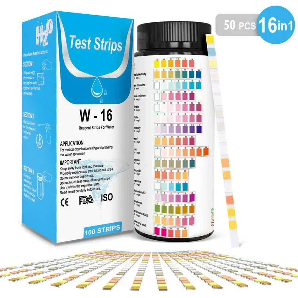 Marine Aquarium Water Testing - 16 In 1 Drinking Water Test