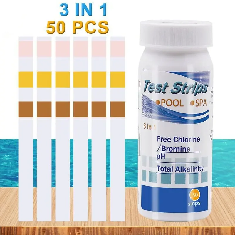 Marine Aquarium Water Testing - Chlorine PH Test Strips SPA Swimming