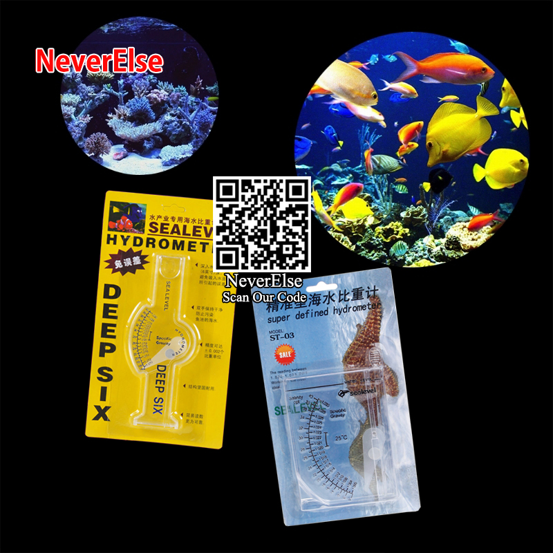 Marine Aquarium Water Testing - Marine Hydrometer Reef Transparent Rectangle Shape
