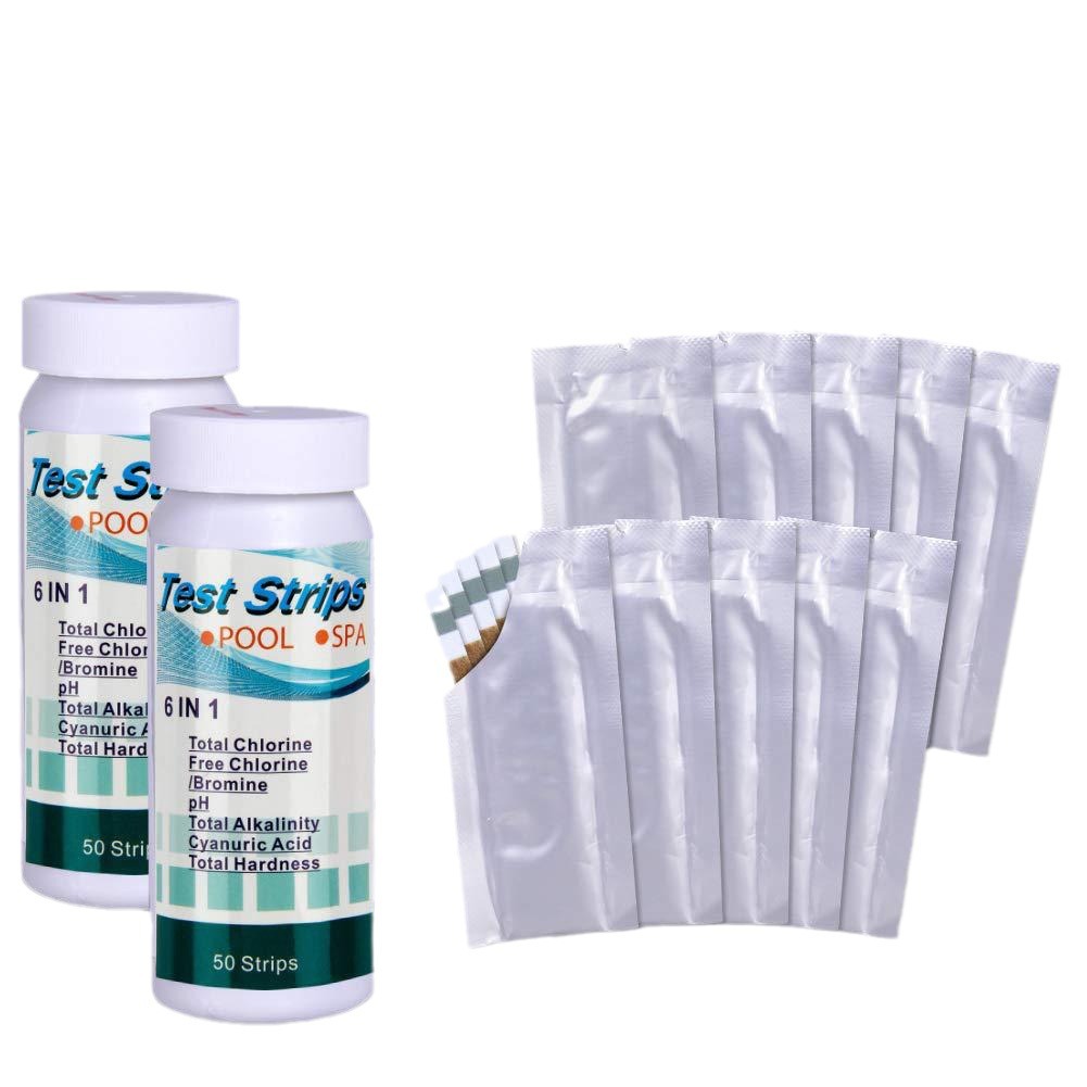 6 in 1 Pool Water Test Strips, - Marine Aquarium Water Testing ulasan dan harga