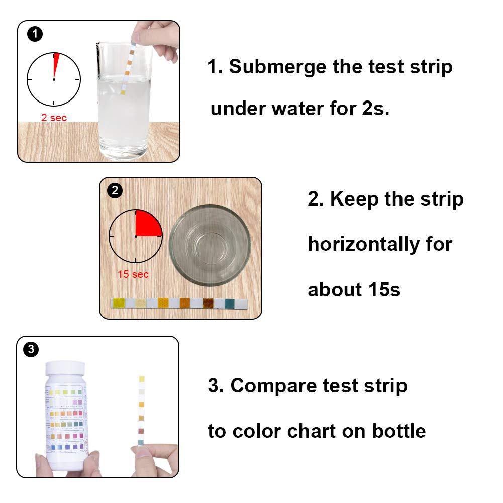 6 in 1 Pool Water Test Strips, - Marine Aquarium Water Testing ulasan dan harga