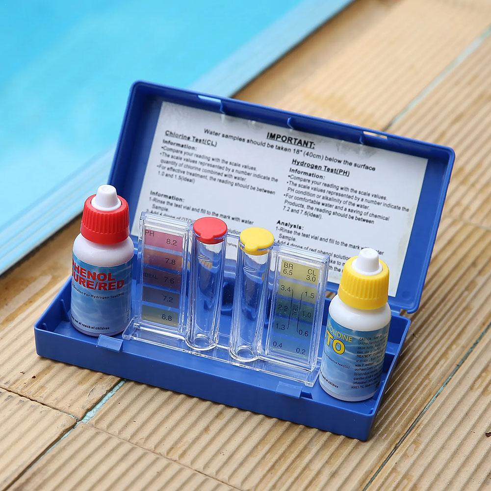 PH Chlorine Water Test Kit Tes - Marine Aquarium Water Testing ulasan dan harga