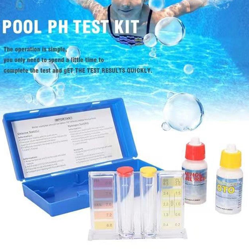 PH Chlorine Water Test Kit Tes - Marine Aquarium Water Testing ulasan dan harga
