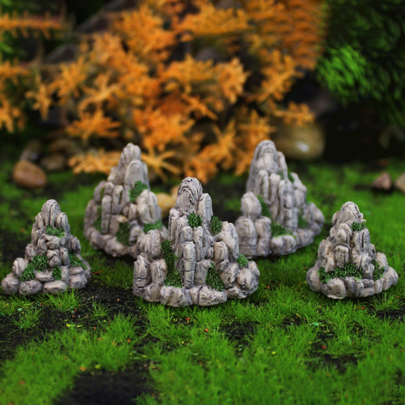 Mini Mountain Miniature Fake S - Aquarium Marine Stone ulasan dan harga
