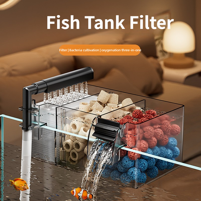 Small Hang-on Aquarium Filter  - Marine Aquarium Overflow ulasan dan harga
