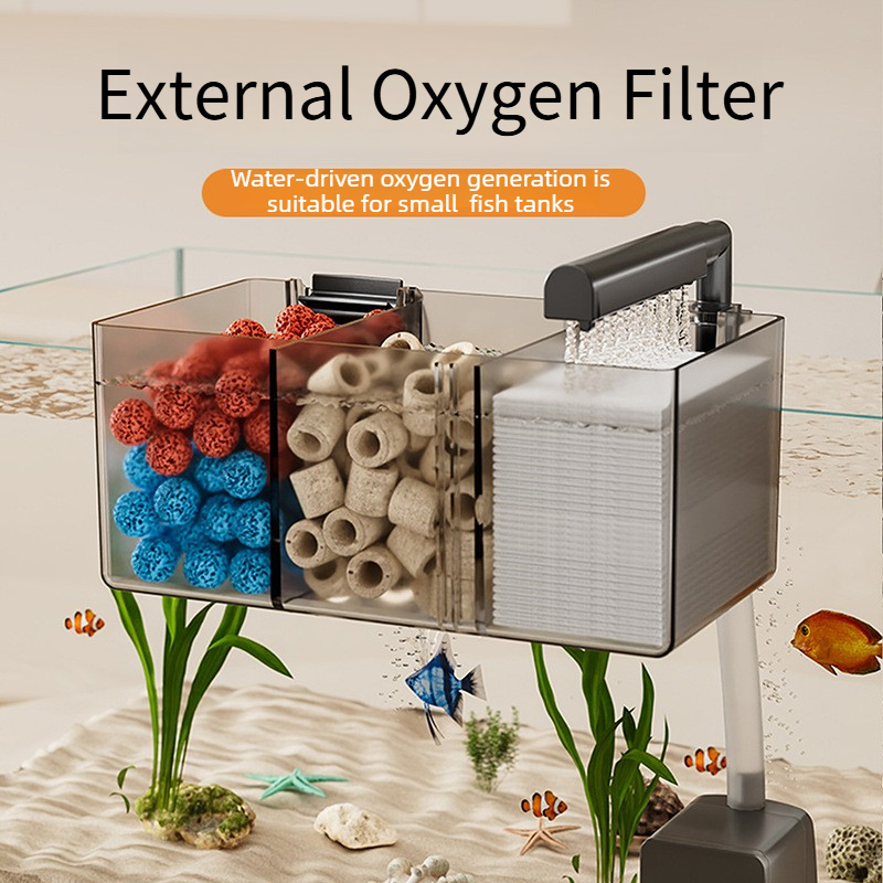 Small Hang-on Aquarium Filter  - Marine Aquarium Overflow ulasan dan harga
