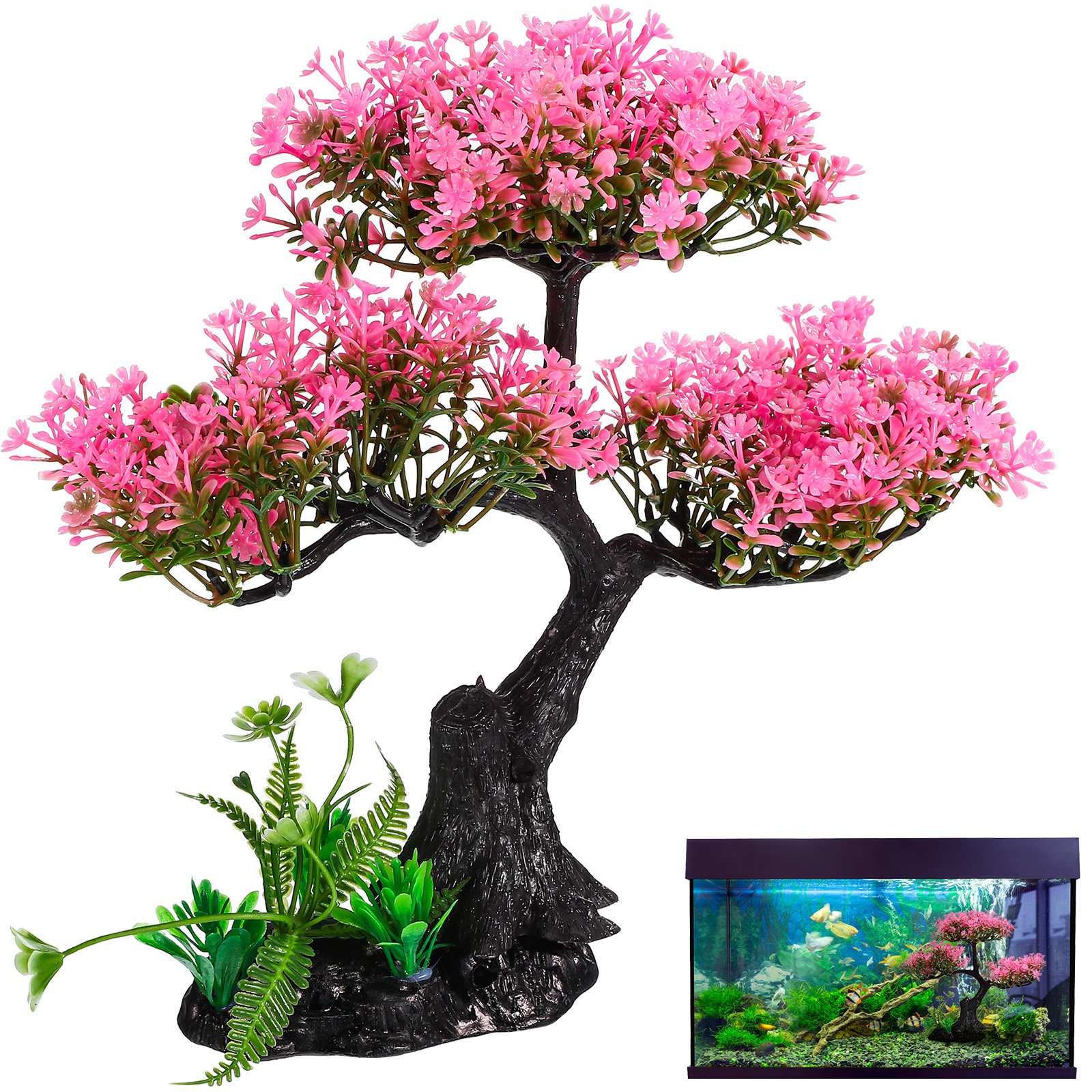 Artificial Plants Indoor Aquar - Marine Aquarium For Sale ulasan dan harga