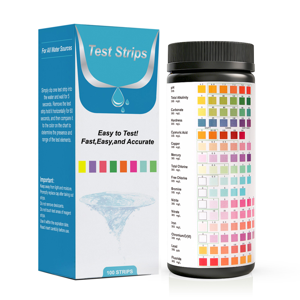 Yieryi 16 in 1 Water Test Stri - Marine Aquarium Water Testing ulasan dan harga