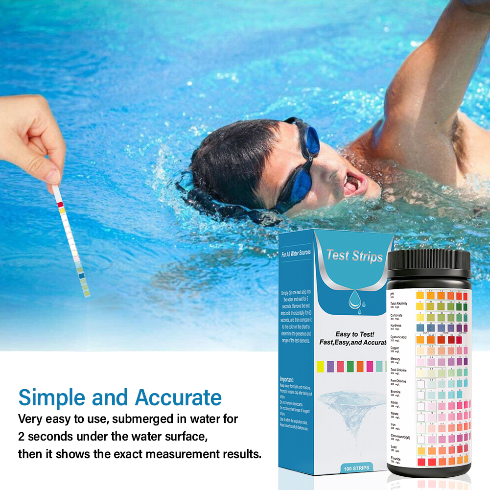 Yieryi 16 in 1 Water Test Stri - Marine Aquarium Water Testing ulasan dan harga