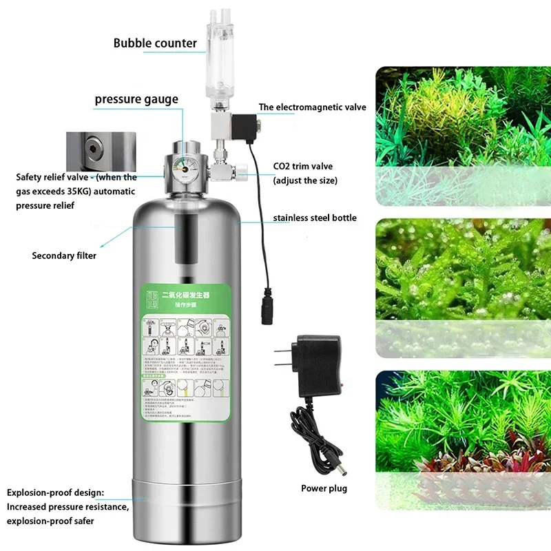Aquarium CO2 Generator system  - Marine Aquarium Reactors ulasan dan harga