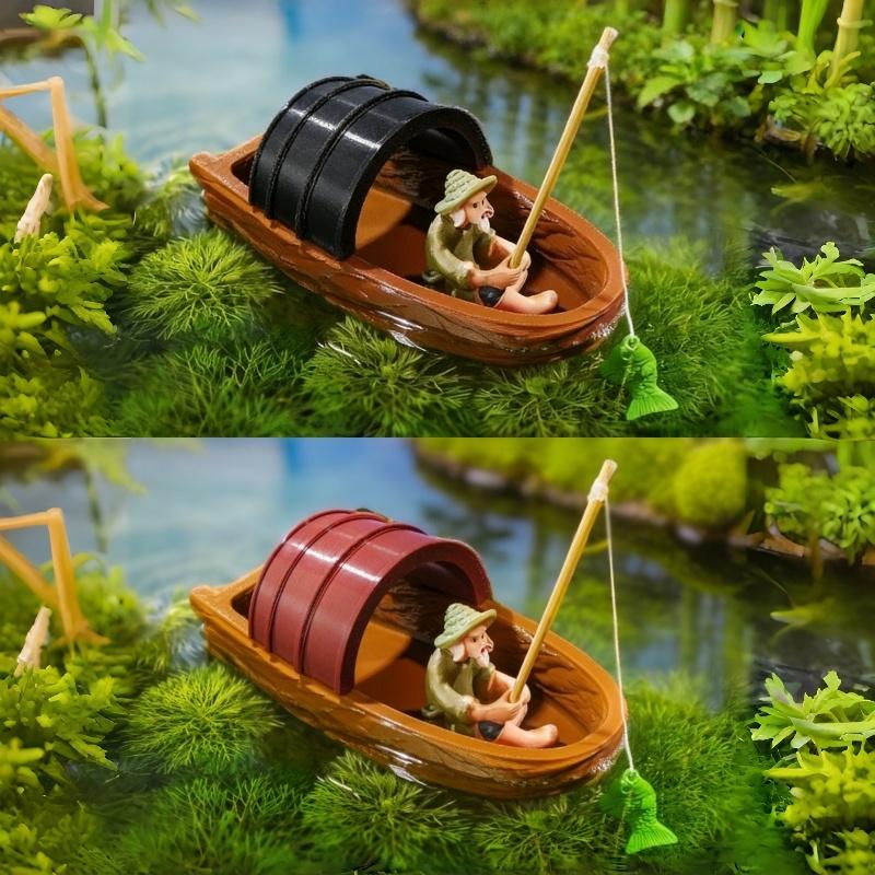 New 1 Set Fish Tank Pond Lands - Aquarium Marina ulasan dan harga