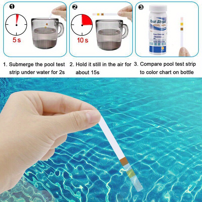 Chlorine PH Test Strips SPA Sw - Marine Aquarium Water Testing ulasan dan harga