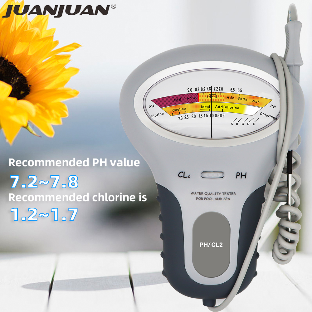 2 in 1 PH Chlorine Meter Chlor - Marine Aquarium Water Testing ulasan dan harga