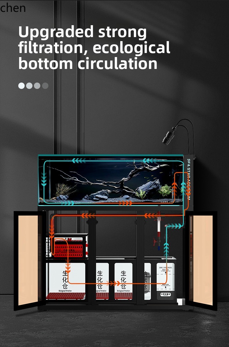 ZML Fish Tank Aquarium Bottom  - Marine Aquarium Overflow ulasan dan harga
