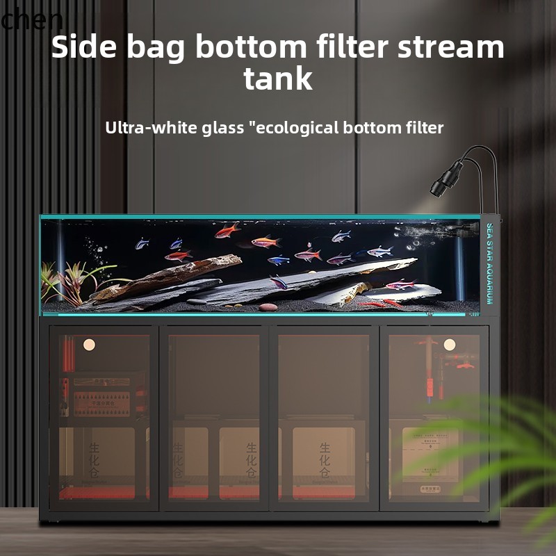 ZML Fish Tank Aquarium Bottom  - Marine Aquarium Overflow ulasan dan harga