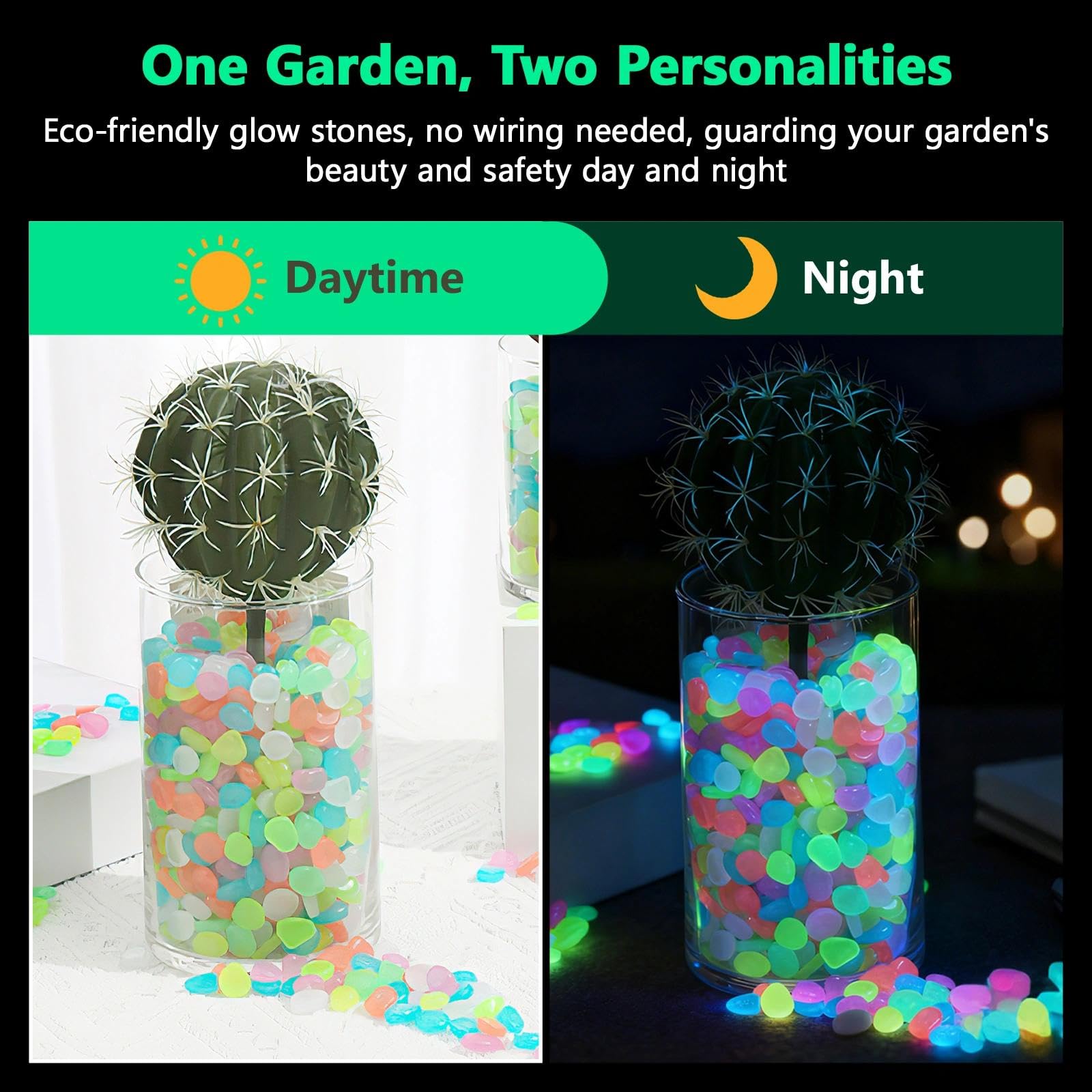 Potted Plants Glow In The Dark - Aquarium Marine Stone ulasan dan harga