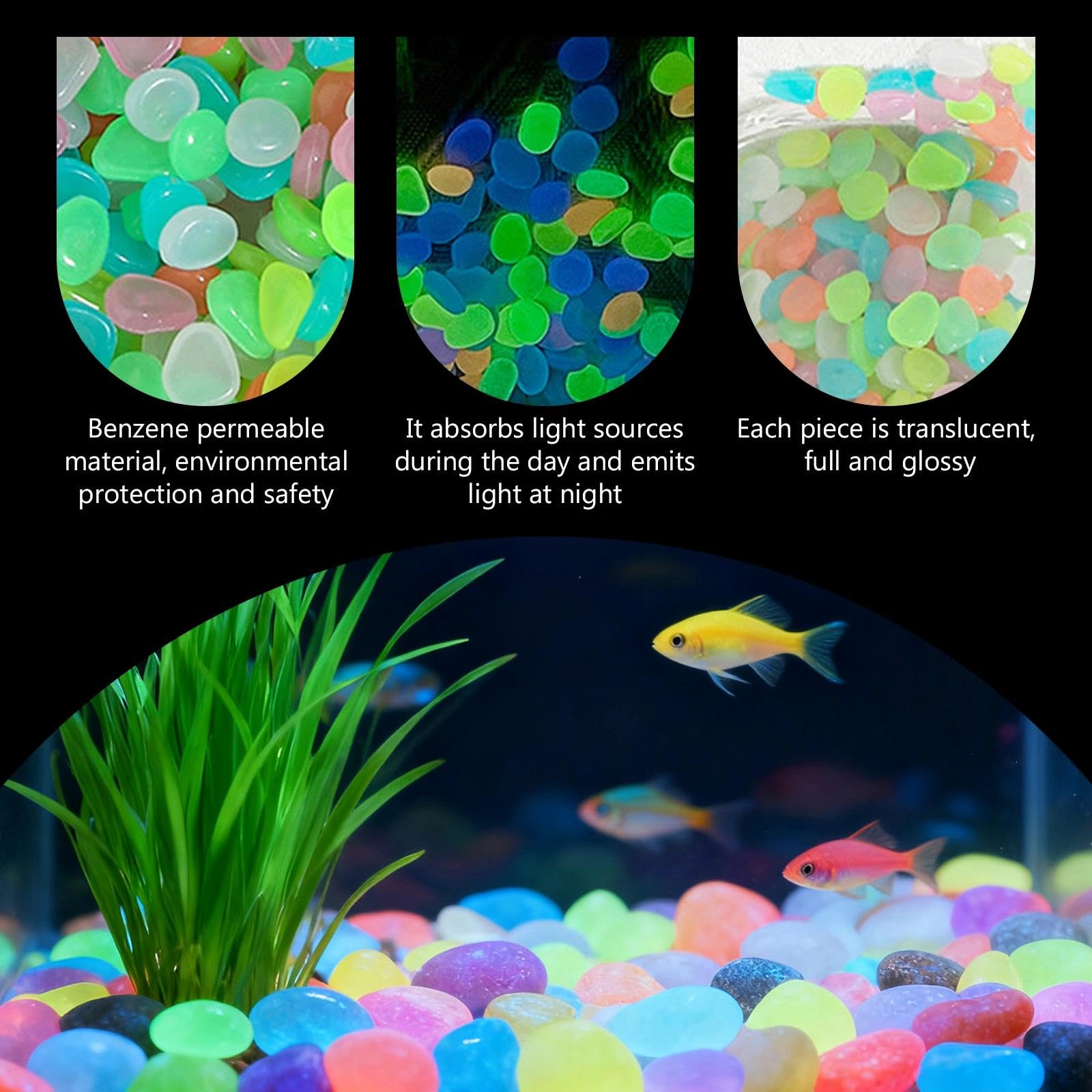 Potted Plants Glow In The Dark - Aquarium Marine Stone ulasan dan harga