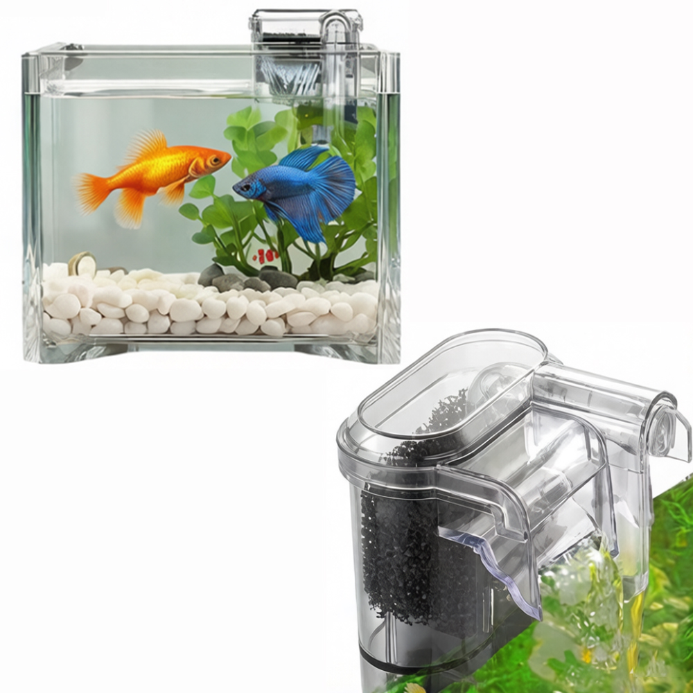 New Suspended Filter For Fish  - Marine Aquarium Overflow ulasan dan harga