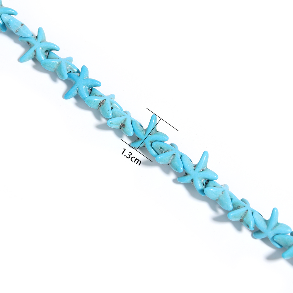 35pcs Colorful Starfish Beads  - Aquarium Marine Stone ulasan dan harga