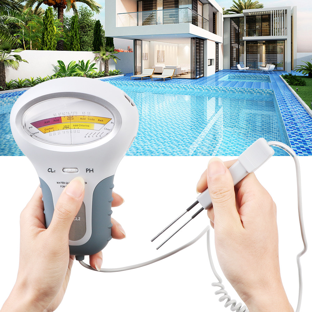 2 in 1 PH Chlorine Meter Teste - Marine Aquarium Water Testing ulasan dan harga