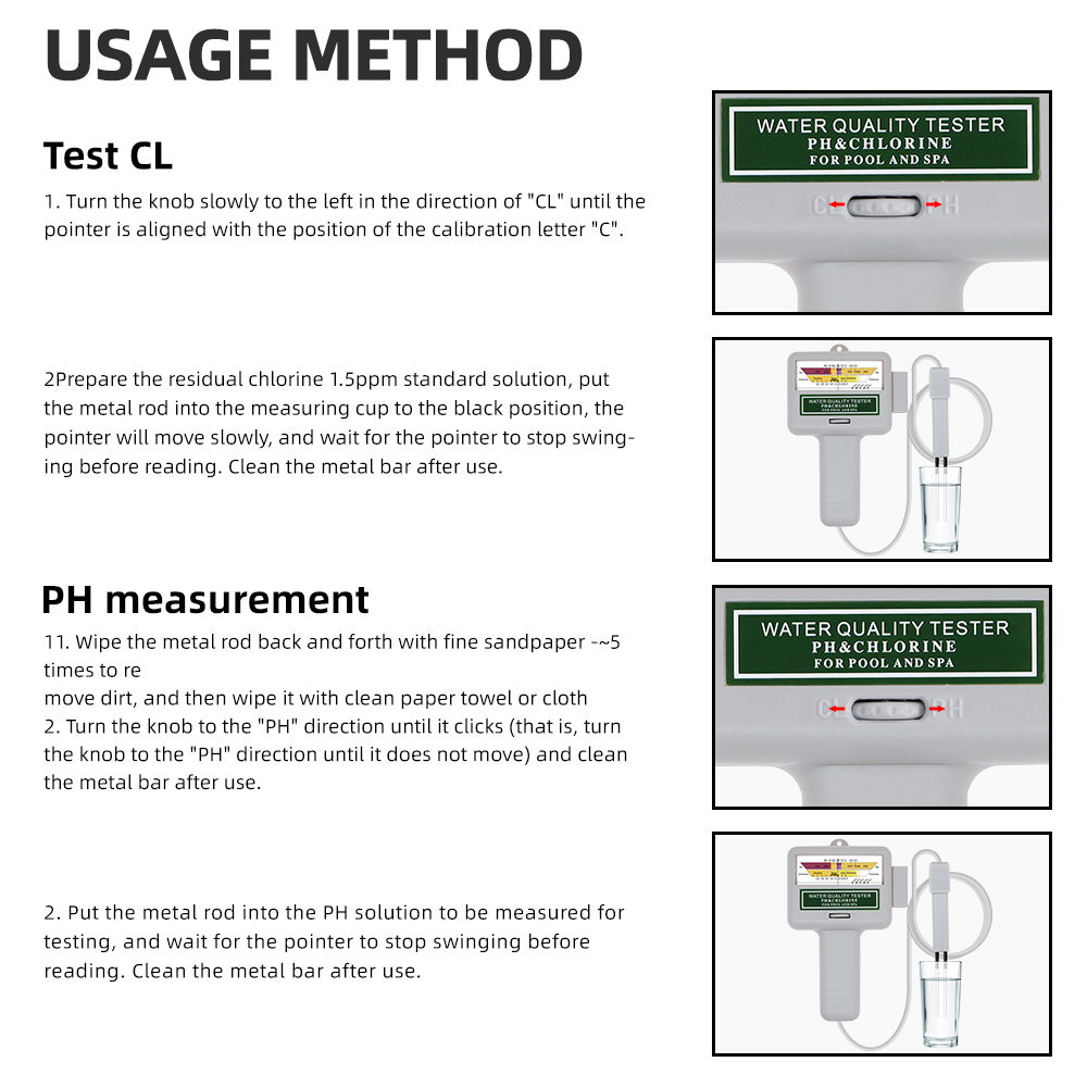 2 in 1 PH Chlorine Meter Teste - Marine Aquarium Water Testing ulasan dan harga