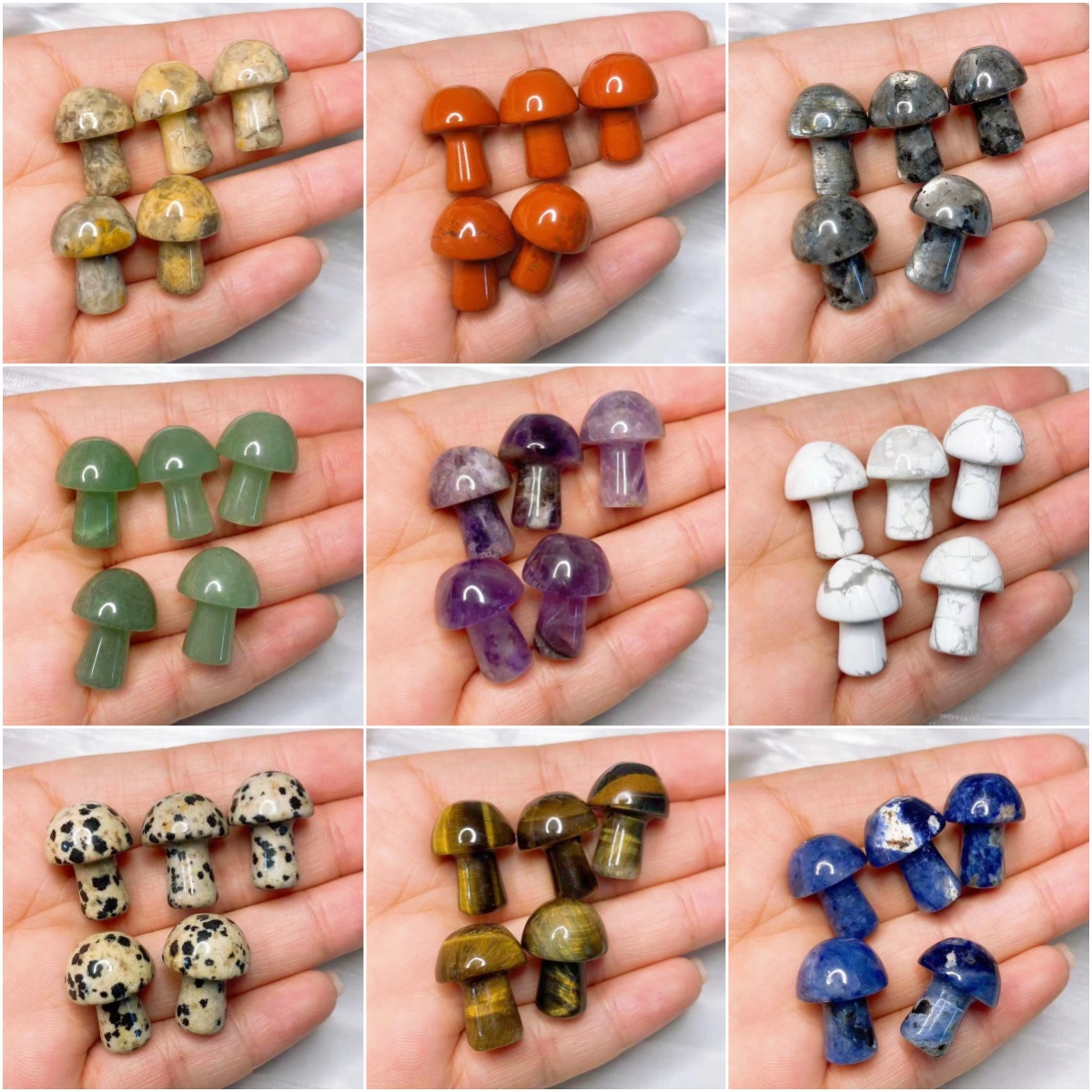 Natural Crystal Mini Mushroom  - Aquarium Marine Stone ulasan dan harga