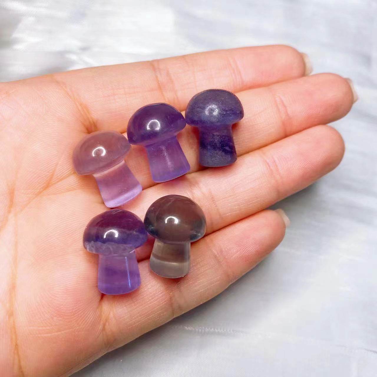 Natural Crystal Mini Mushroom  - Aquarium Marine Stone ulasan dan harga