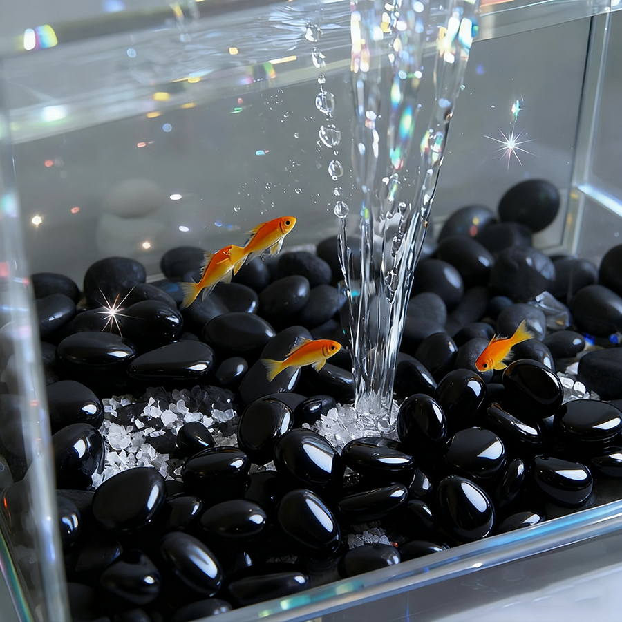 200g Black High Polished Natur - Aquarium Marine Stone ulasan dan harga