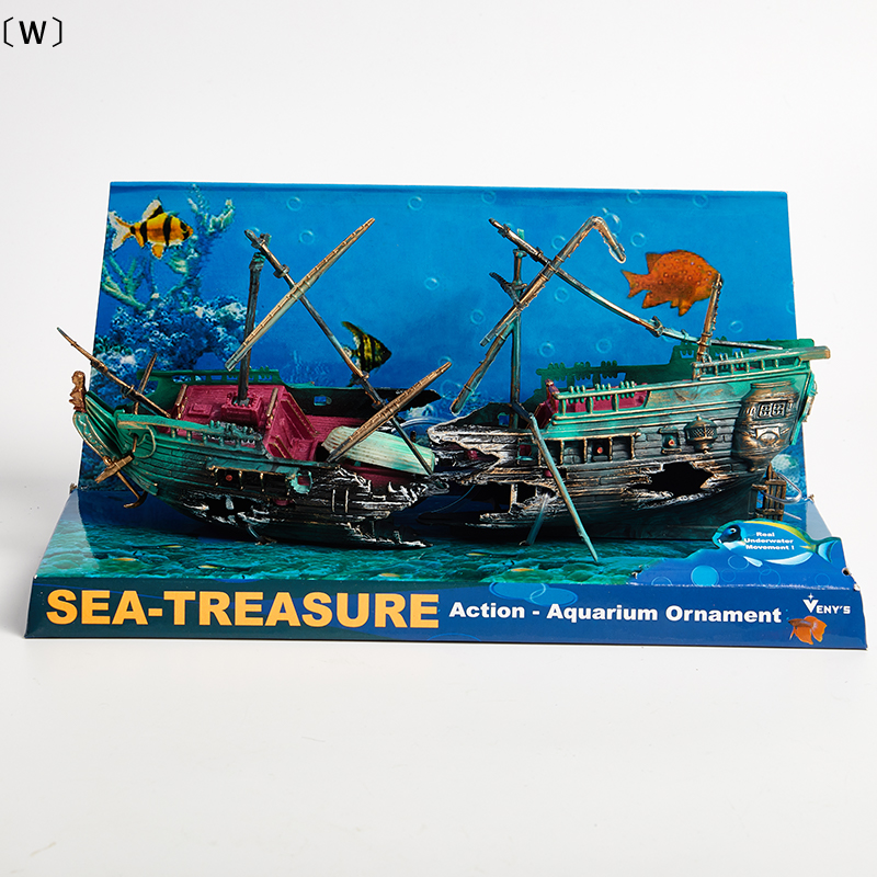 〔W〕Aquarium Fish Tank Landscap - Aquarium Marina ulasan dan harga