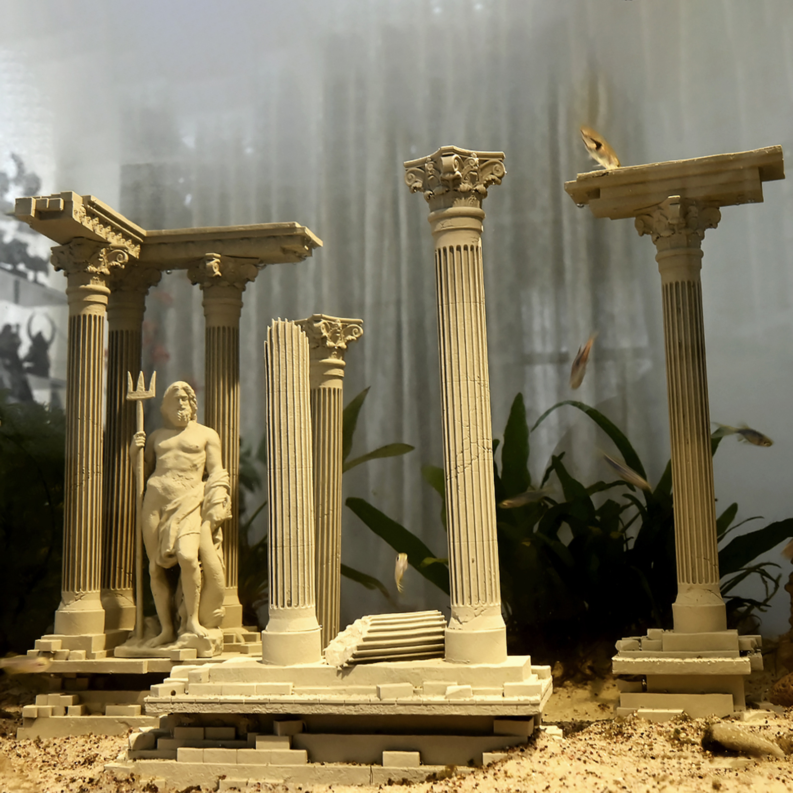 Roman Column Decoration Resin  - Marine Aquarium For Sale ulasan dan harga