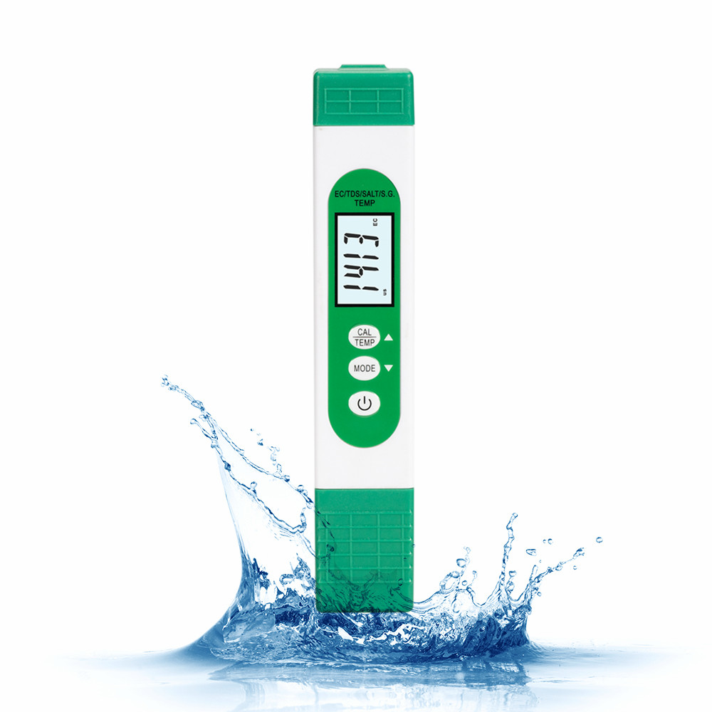 5 in 1 TDS EC SALT S.G TEMP Wa - Marine Aquarium Water Testing ulasan dan harga