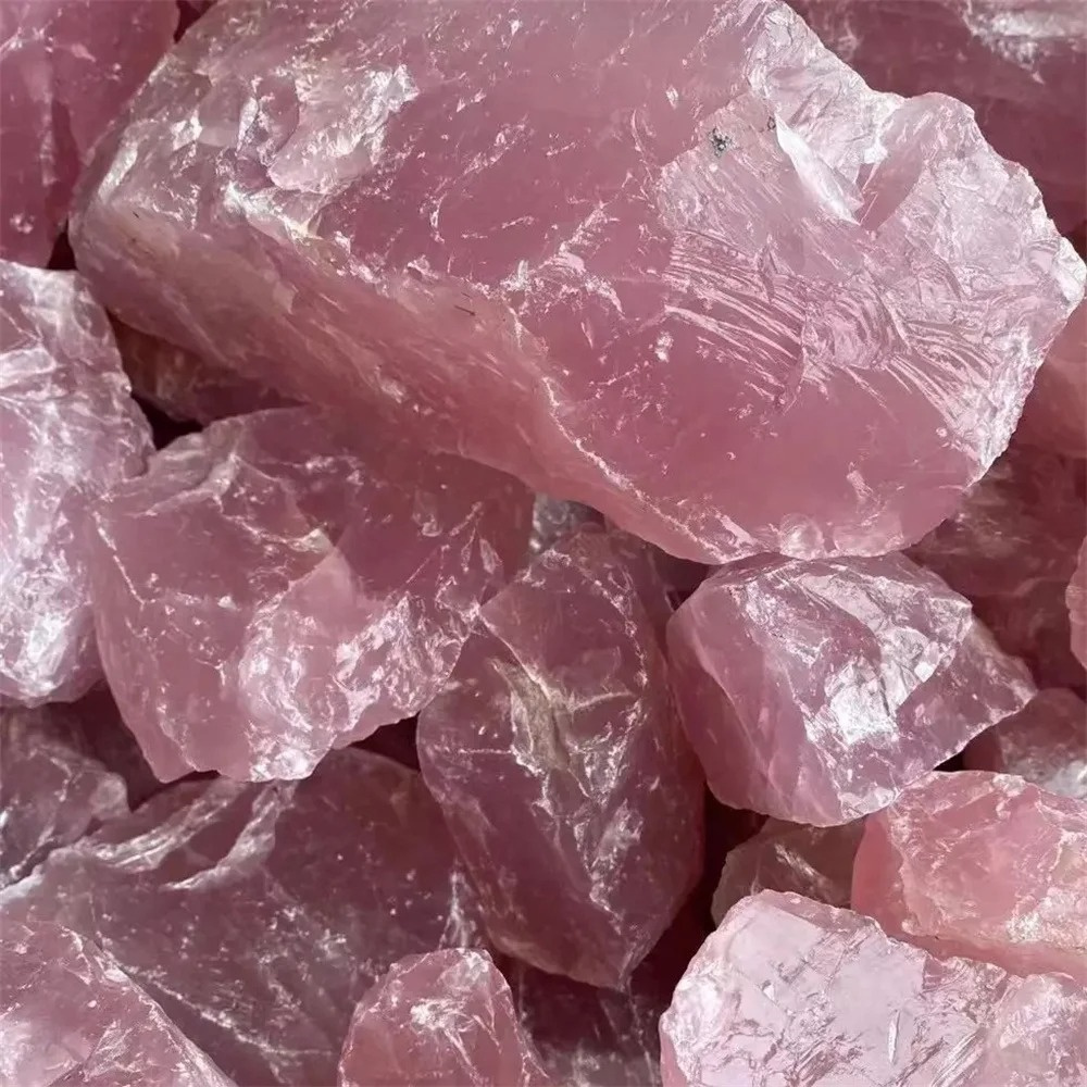 Pure Natural Pink Rose Quartz  - Aquarium Marine Stone ulasan dan harga