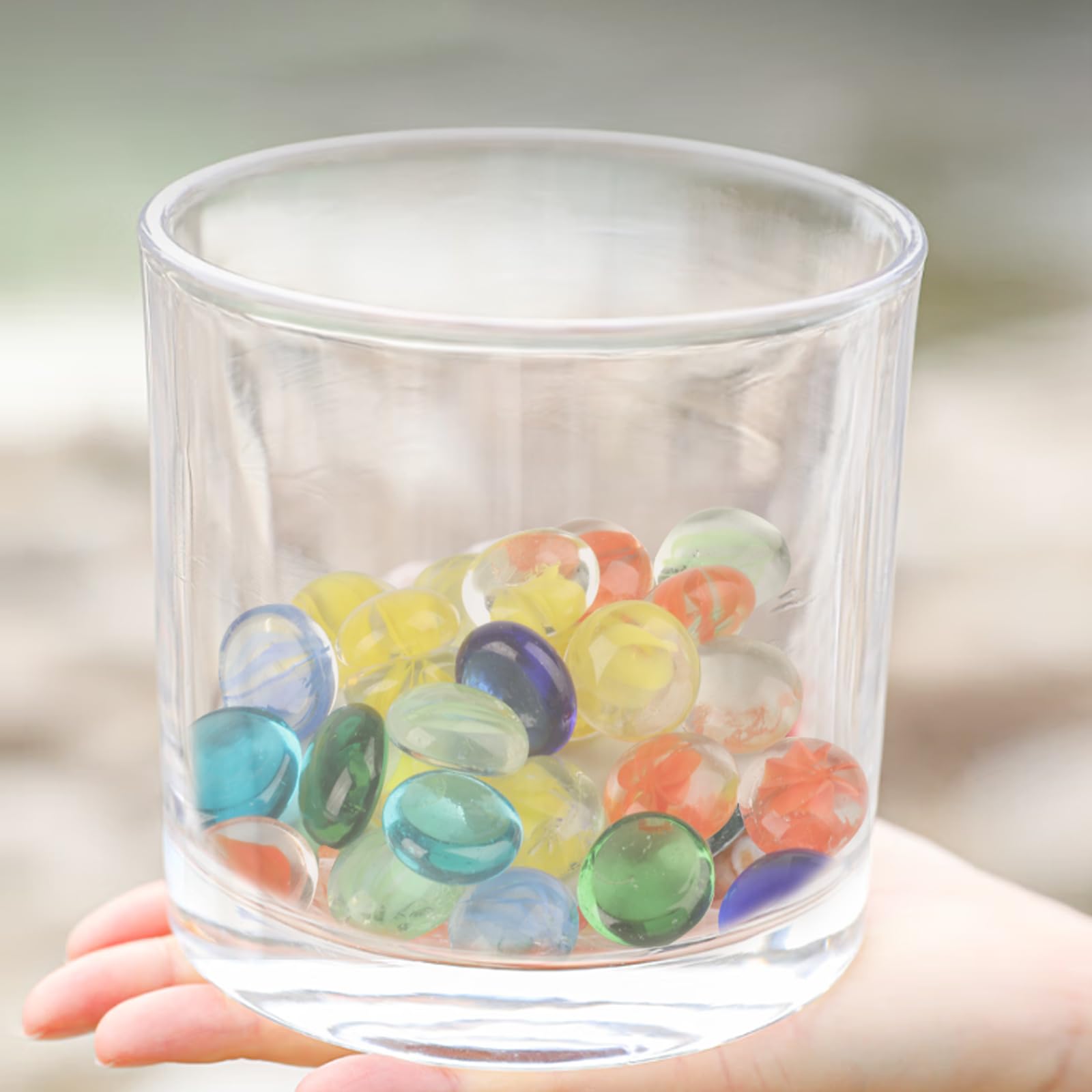 880g (200pcs) Colored Glass Pe - Aquarium Marine Stone ulasan dan harga
