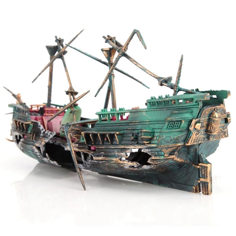 Large Aquarium Shipwreck Decor - Aquarium Marina ulasan dan harga
