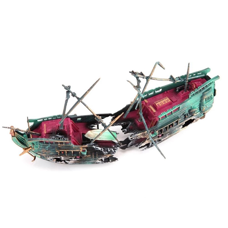 Large Aquarium Shipwreck Decor - Aquarium Marina ulasan dan harga