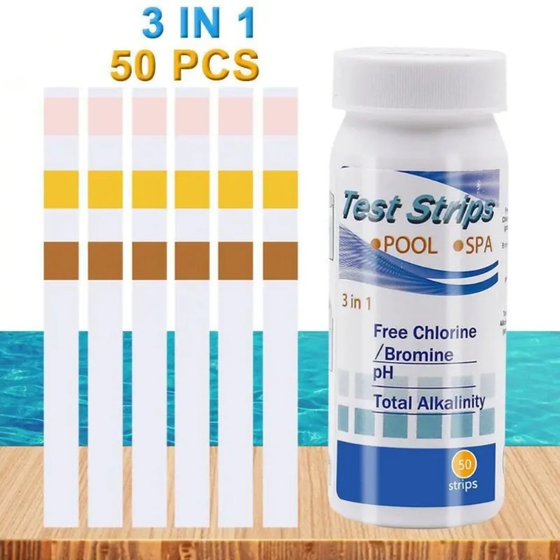 Chlorine PH Test Strips SPA Sw - Marine Aquarium Water Testing ulasan dan harga
