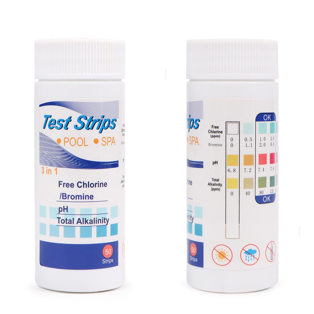 50pcs/set Chlorine PH Test Str - Marine Aquarium Water Testing ulasan dan harga