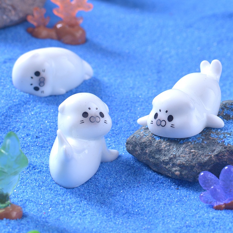 Mini Sea Lion Figurines for Mi - Marine Aquarium For Sale ulasan dan harga