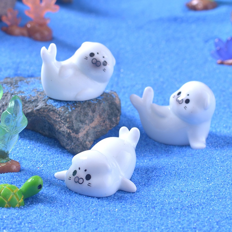 Mini Sea Lion Figurines for Mi - Marine Aquarium For Sale ulasan dan harga