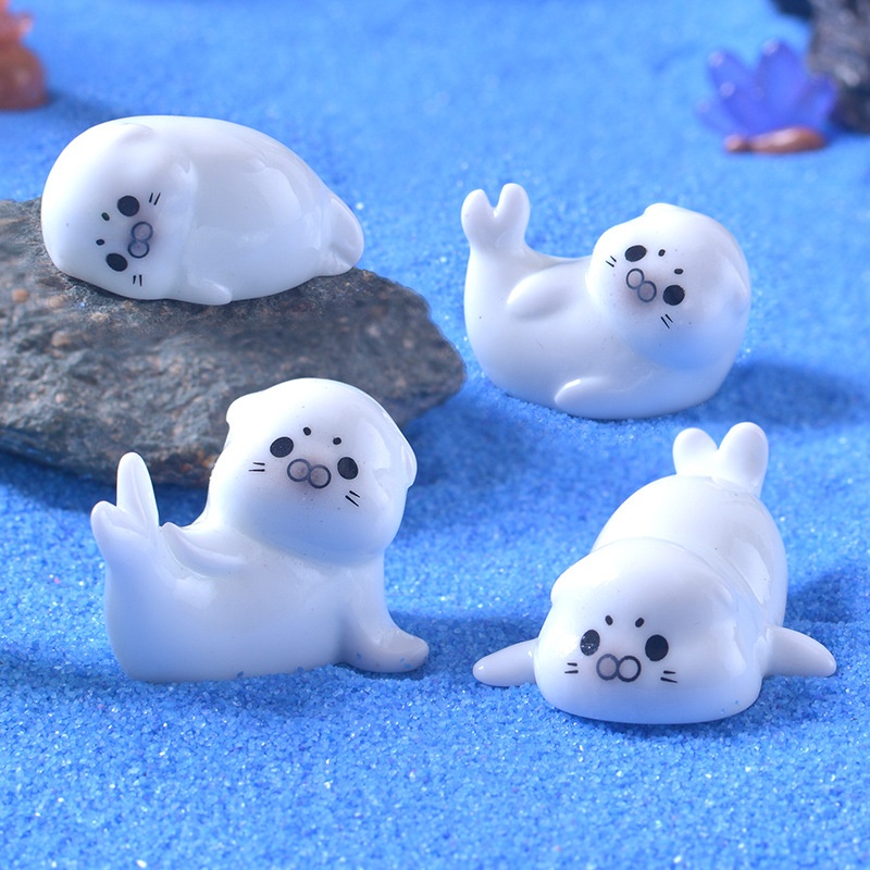 Mini Sea Lion Figurines for Mi - Marine Aquarium For Sale ulasan dan harga