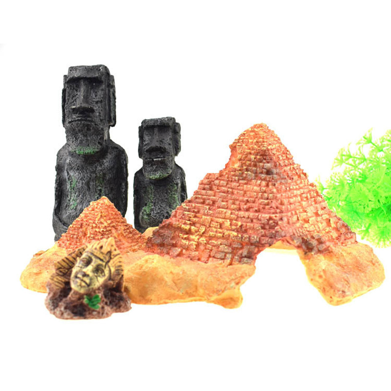 Egyptian Pharaoh Sphinx Resin  - Marine Aquarium For Sale ulasan dan harga